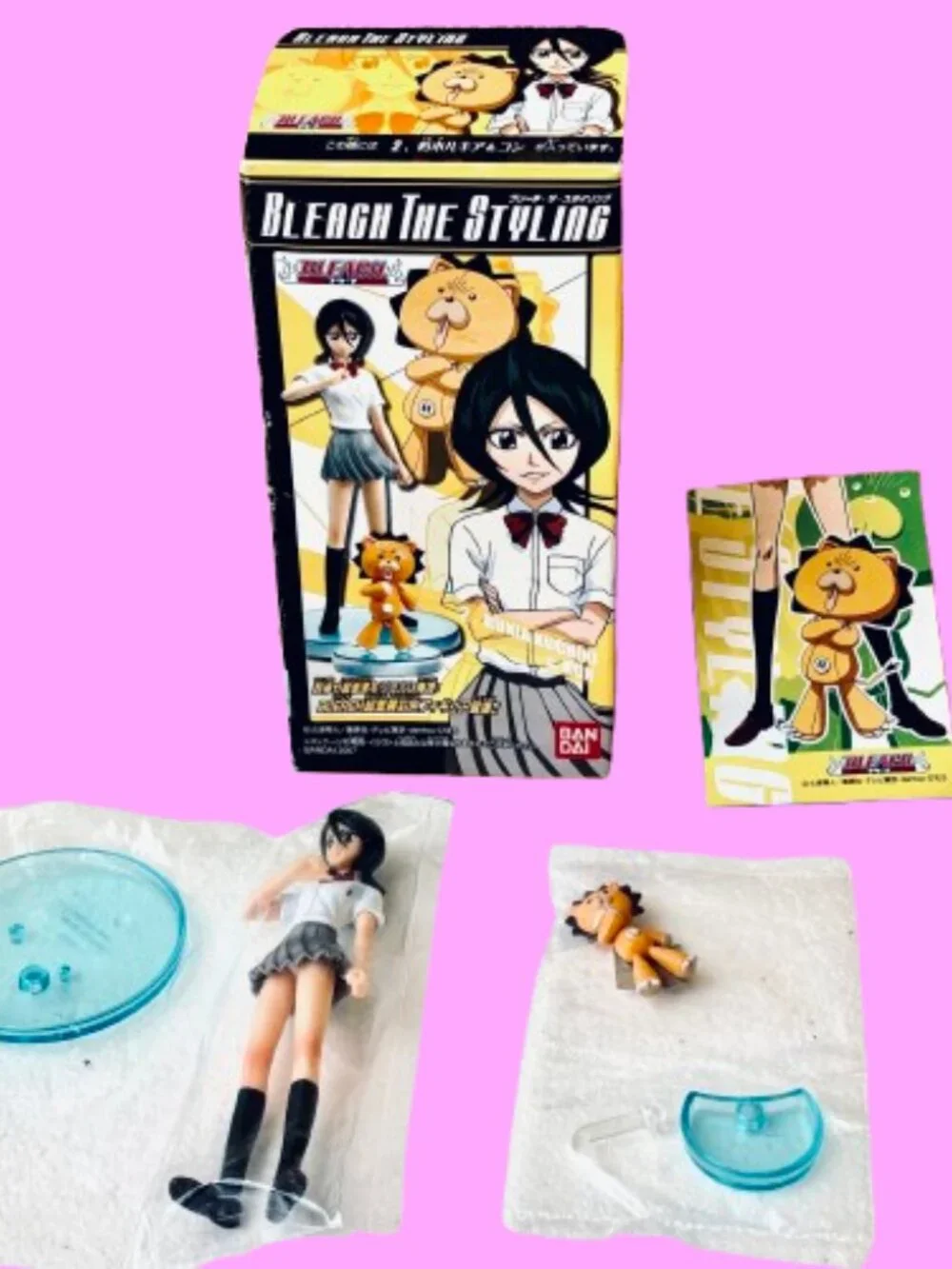 Anime Bleach The Styling Rukia Kuchiki Kon Figure 2007 Bandai Japan